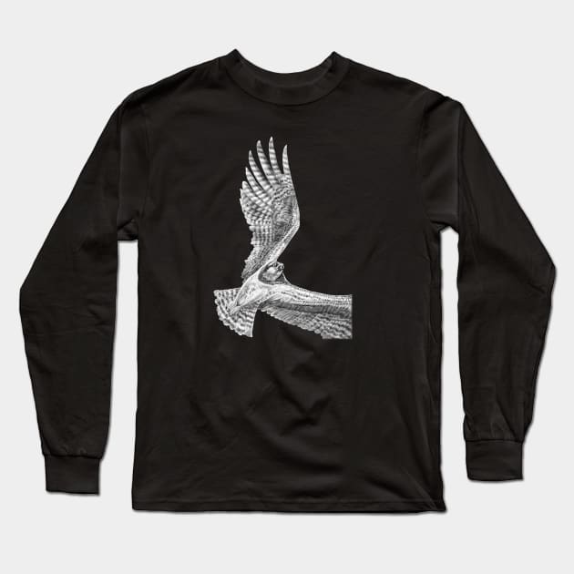 Osprey Long Sleeve T-Shirt by Tim Jeffs Art